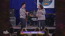 Ale e Franz a "Facciamo Cabaret" nel 1997