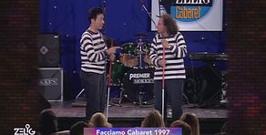 Ale e Franz a "Facciamo Cabaret" nel 1997