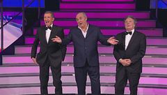 Ezio Greggio ed Enzo Iacchetti a "La Ruota della Fortuna"