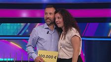 Il campione Gaetano vince 100.000 euro