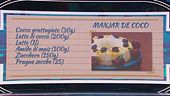 Piatti estivi: manjar de coco
