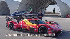 Frecce Tricolori e Ferrari, l'incontro tra due eccellenze italiane