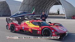 Frecce Tricolori e Ferrari, l'incontro tra due eccellenze italiane