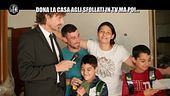 ROMA: Dona la casa agli sfollati in tv ma poi...