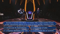 Nicolò chiede l'aiuto del suo esperto per la domanda da 1 milione