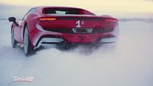 Ferrari tra neve e ghiaccio, il Corso Pilota On-Ice
