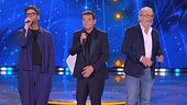 Max Giusti, Filippo Bisciglia e Claudio Amendola in "La società dei magnaccioni"