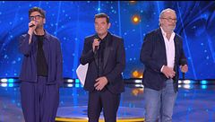 Max Giusti, Filippo Bisciglia e Claudio Amendola in "La società dei magnaccioni"