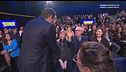 Max Giusti e le coppie del pubblico di "Scherzi a Parte"