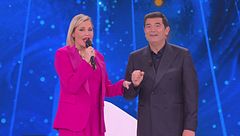 Simona Ventura in "All by myself"