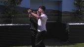 Prima lezione di danza per Francesca con Raimondo