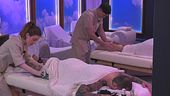 Raul e Dario si godono il momento Spa