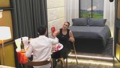 Camera matrimoniale e festeggiamenti: il brindisi di Francesca e Raimondo