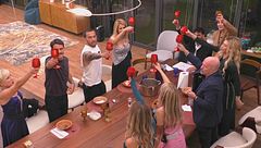 I VIP brindano al prolungamento del programma