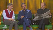 Ale, Franz e Paolo Ruffini sulla panchina