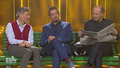 Ale, Franz e Paolo Ruffini sulla panchina