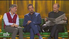 Ale, Franz e Paolo Ruffini sulla panchina