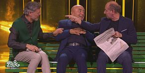 Ale e Franz: in panchina con Paolo Cevoli