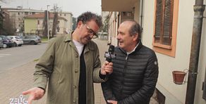 Vincenzo Albano e il campione di curling