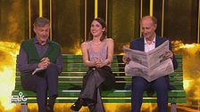 Ale e Franz: in panchina con Lodovica Comello