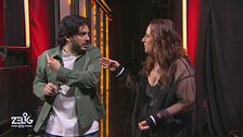 Il backstage con Max Angioni e Giada Parisi