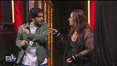 Il backstage con Max Angioni e Giada Parisi