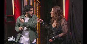 Il backstage con Max Angioni e Giada Parisi