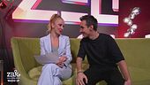 Chiara Lippi e Francesco Migliazza nel backstage