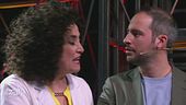 Il backstage con Max Angioni, Federica Ferrero e Filippo Caccamo