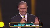 Vanes canta "C'era un ragazzo che come me amava i Beatles e i Rolling Stones"