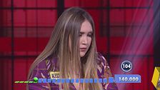 Alessandra al gioco finale