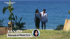 Francesca e Danilo prima del falò di confronto