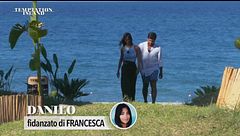 Francesca e Danilo prima del falò di confronto