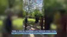 Parma, il video dell'aggressione a due professori vicino a scuola