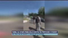 Parma, gli istanti prima dello scontro tra professori e studenti