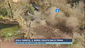 Isola Farnese, il borgo isolato dalla frana