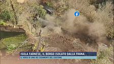 Isola Farnese, il borgo isolato dalla frana