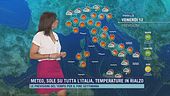 Meteo, sole su tutta l'Italia, temperature in rialzo