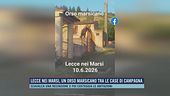 Lecce nei Marsi, un orso marsicano tra le case di campagna