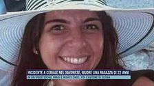 Incidente a Ceriale nel Savonese, muore una ragazza di 22 anni