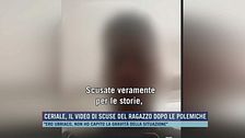 Ceriale, il video di scuse del ragazzo dopo le polemiche