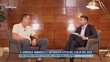 Il generale Vannacci e l'intervista fatta nel luglio del 2025