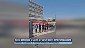 Sirene accese per il saluto all'agente morto dopo l'inseguimento
