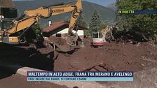 Maltempo in Alto Adige, frana tra Merano e Avelengo