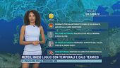Meteo, inizio luglio con temporali e calo termico