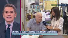 La storia di Giuseppe, sarto a Roma da oltre mezzo secolo
