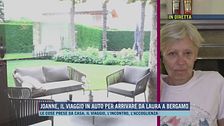 Joanne, il viaggio in auto per arrivare da Laura a Bergamo