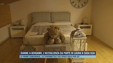Joanne a Bergamo, l'accoglienza da parte di Laura a casa sua