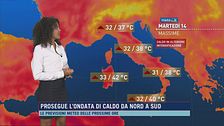 Prosegue l'ondata di caldo da nord a sud