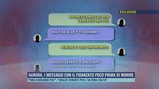 Aurora, i messaggi con il fidanzato poco prima di morire